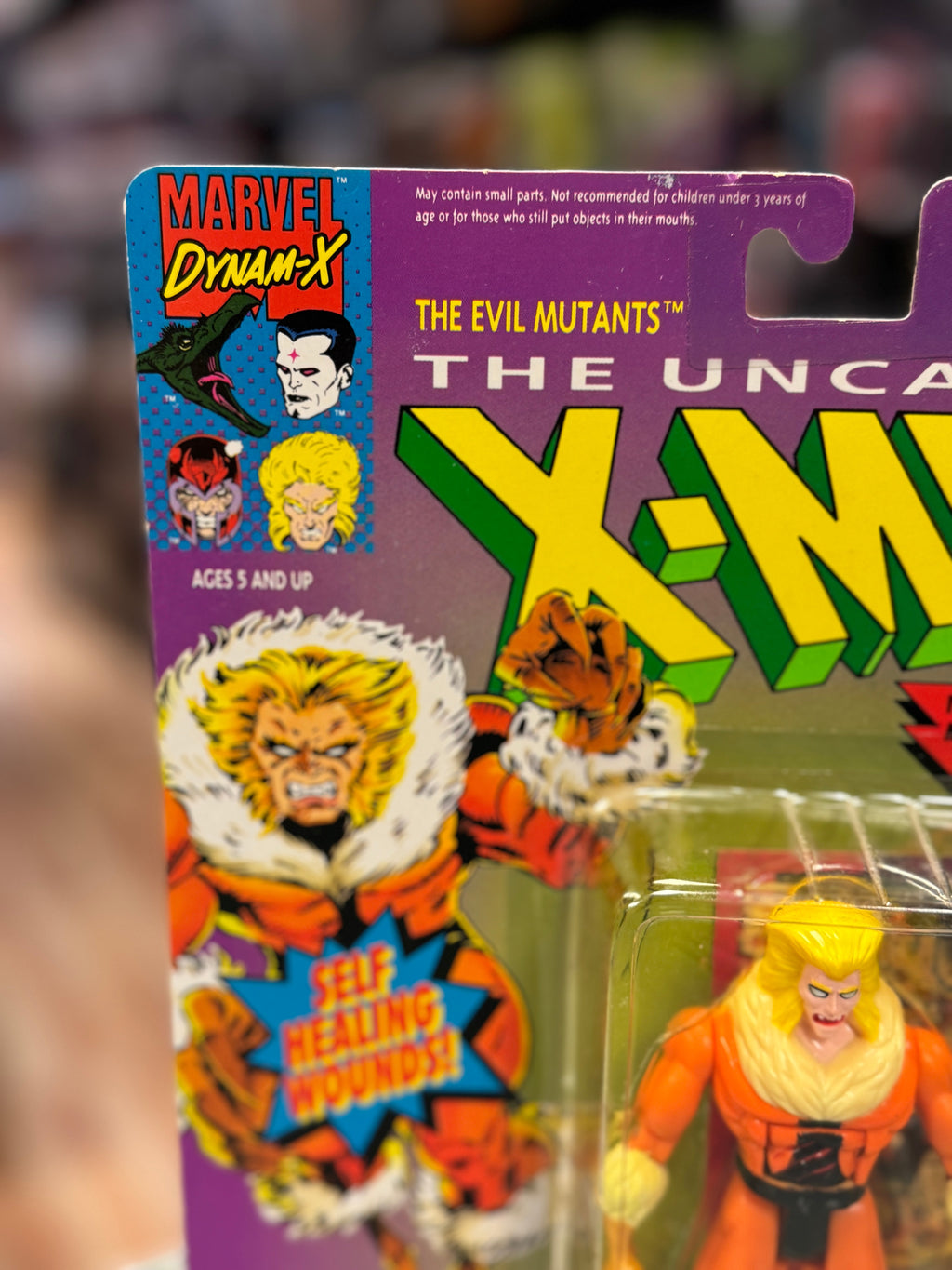 Uncanny SabreTooth 2149 (Vintage Marvel X-Men, Toybiz) SEALED product image 2, provided for visual reference and product