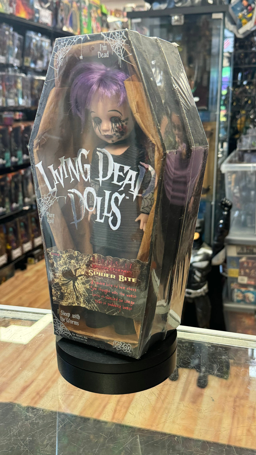 Soider Bute (Living Dead Dolls LDD, Vintage Mezco) SEALED product image 2, provided for visual reference and product detail
