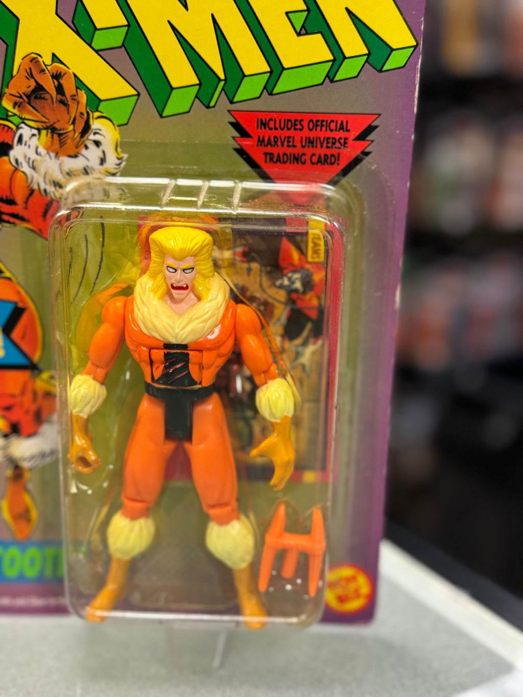 Uncanny SabreTooth 2149 (Vintage Marvel X-Men, Toybiz) SEALED product image 4, provided for visual reference and product