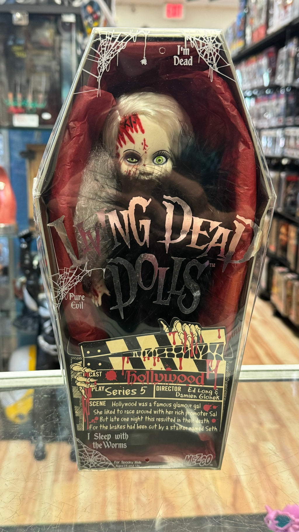 Cruella Girl (Living Dead Dolls LDD, Vintage Mezco) OPEN BOX product image 1, provided for visual reference and product