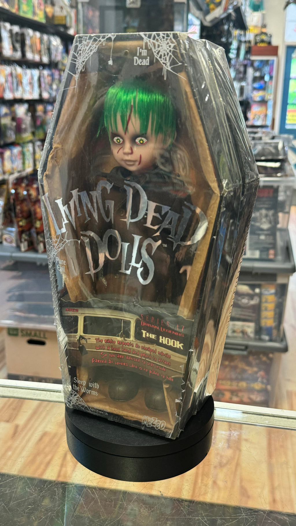 The Hook (Living Dead Dolls LDD, Vintage Mezco) SEALED product image 2, provided for visual reference and product detail
