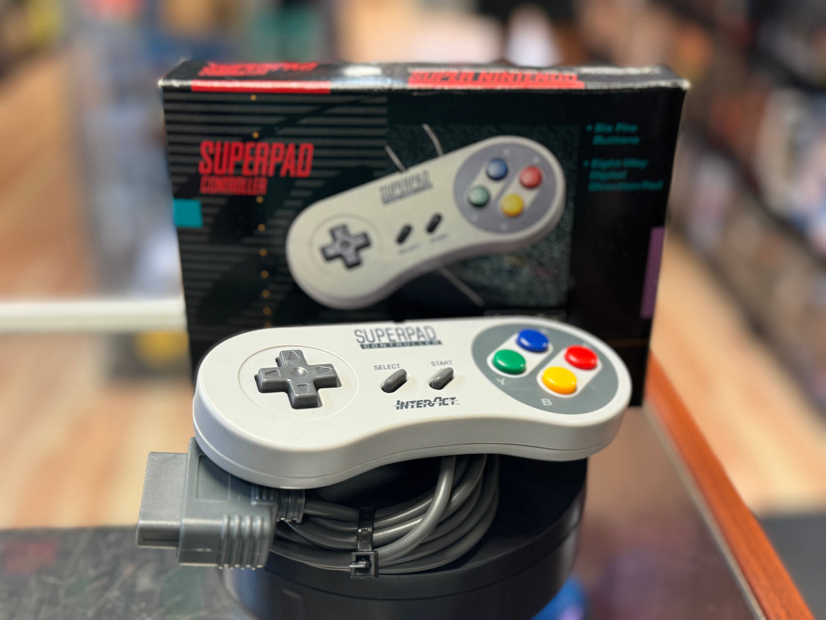 Superpad Controller with Box (Nintendo SNES, Video Game) Tested Working product image 1, provided for visual reference and