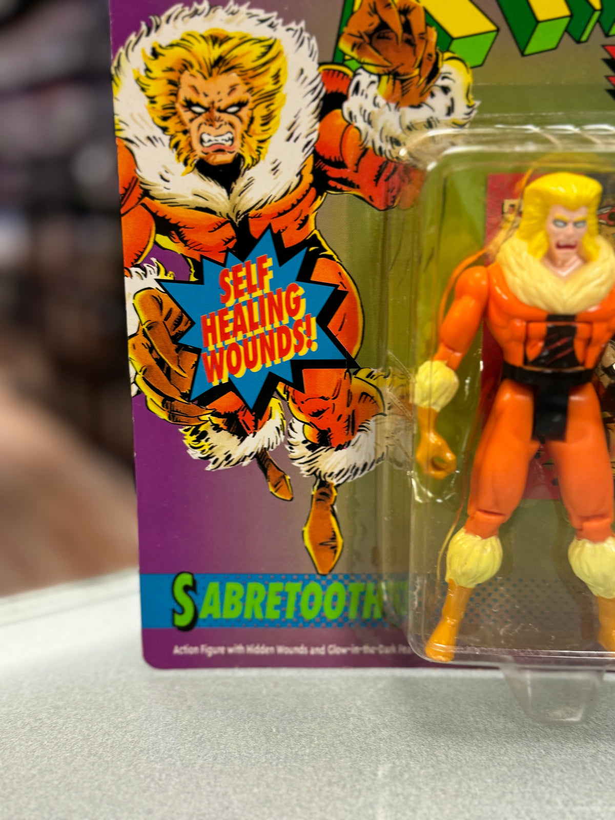 Uncanny SabreTooth 2149 (Vintage Marvel X-Men, Toybiz) SEALED product image 5, provided for visual reference and product
