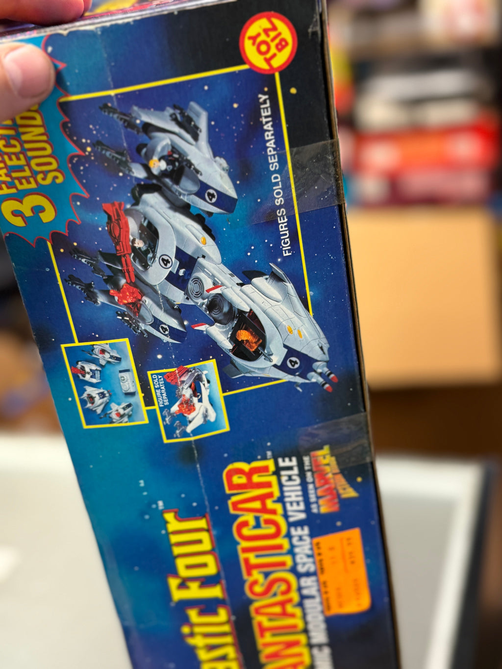 Fantasticar Space Module (Vintage Marvel Fantastic Four, Toybiz) SEALED product image 14, provided for visual reference and