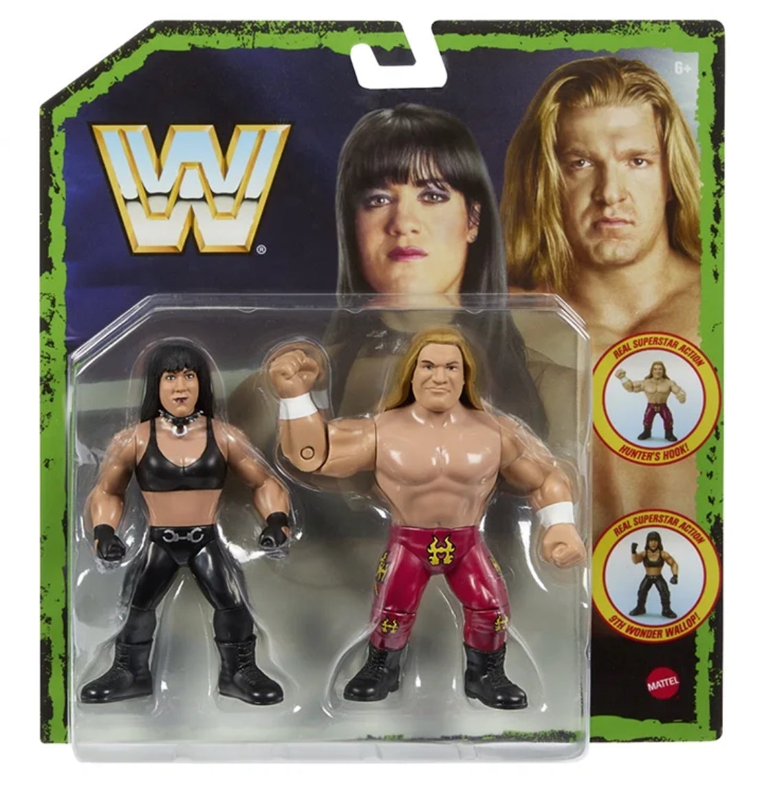 Triple H & Chyna DX (WWE Retro, Mattel) product image 1, provided for visual reference and product detail review