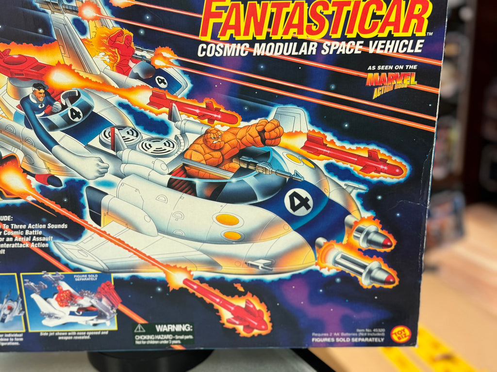 Fantasticar Space Module (Vintage Marvel Fantastic Four, Toybiz) SEALED product image 4, provided for visual reference and