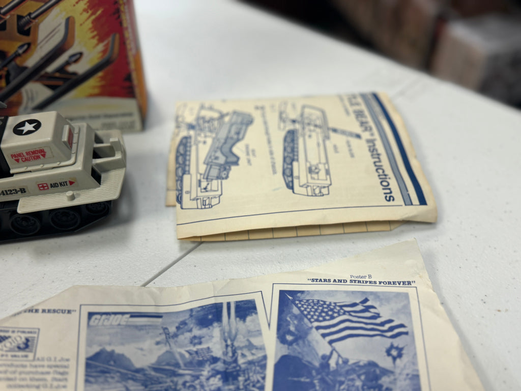 Polar Battle Bear Skimobile (Vintage GI Joe, Hasbro) COMPLETE WITH BOX product image 5, provided for visual reference and