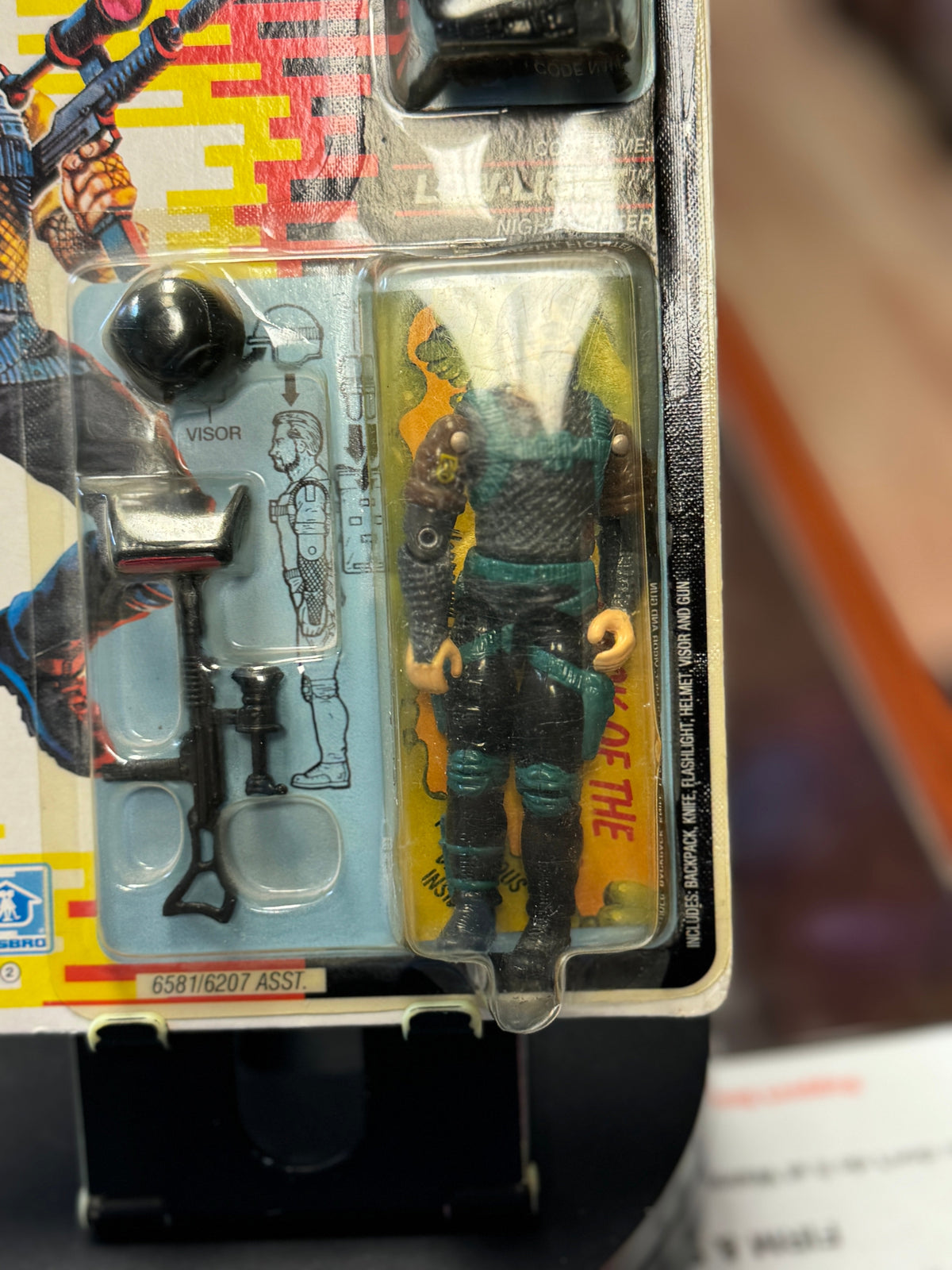 Low Light V3 3641 (Vintage GI Joe, Hasbro) SEALED product image 5, provided for visual reference and product detail review