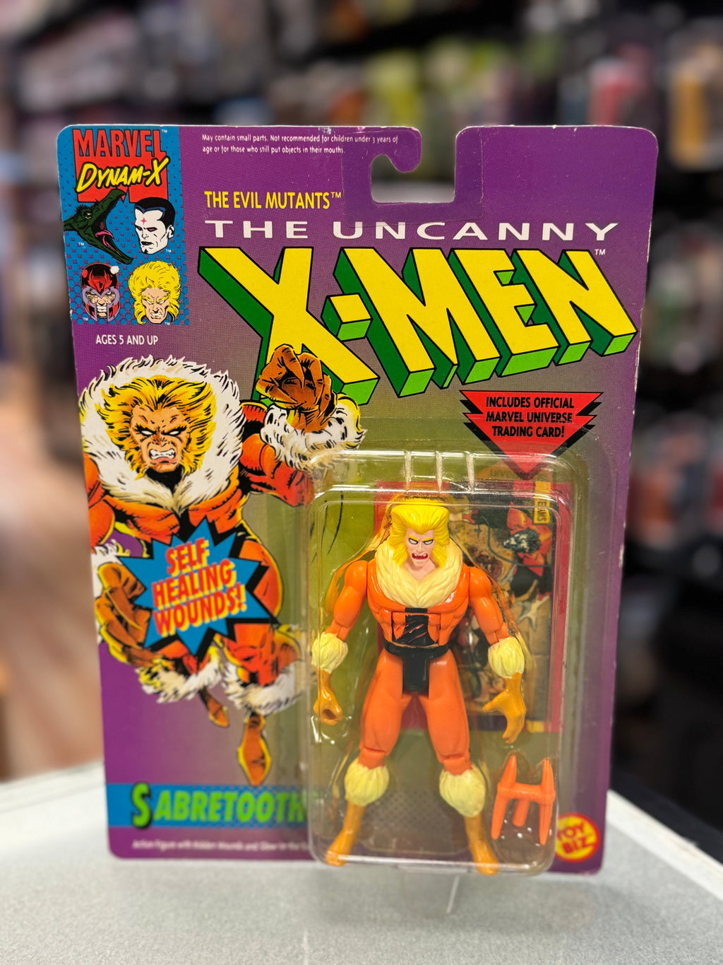 Uncanny SabreTooth 2149 (Vintage Marvel X-Men, Toybiz) SEALED product image 1, provided for visual reference and product