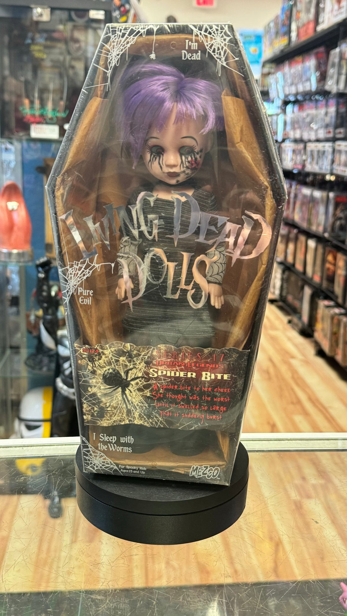 Soider Bute (Living Dead Dolls LDD, Vintage Mezco) SEALED product image 1, provided for visual reference and product detail