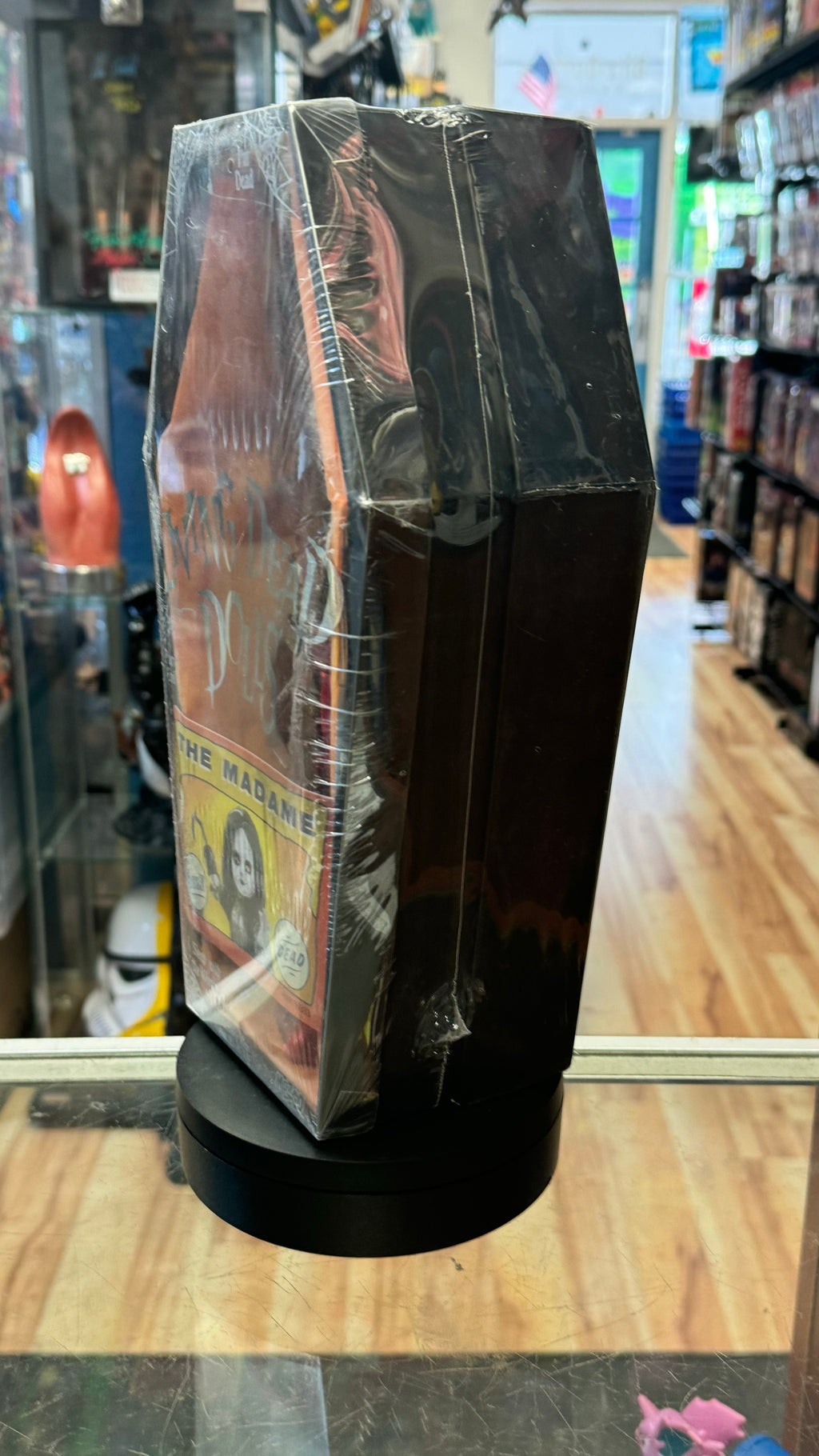 The Madame Red Dress (Living Dead Dolls LDD, Vintage Mezco) SEALED product image 2, provided for visual reference and