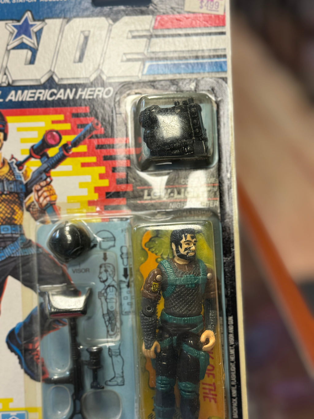 Low Light V3 3641 (Vintage GI Joe, Hasbro) SEALED product image 4, provided for visual reference and product detail review