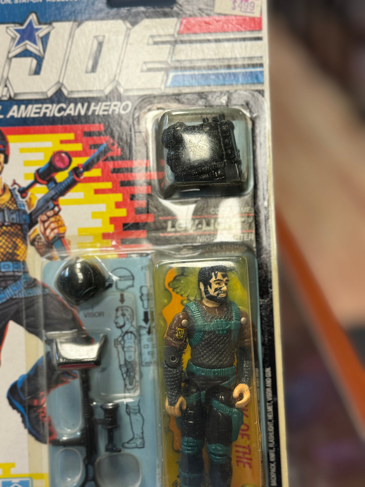 Low Light V3 3641 (Vintage GI Joe, Hasbro) SEALED product image 4, provided for visual reference and product detail review