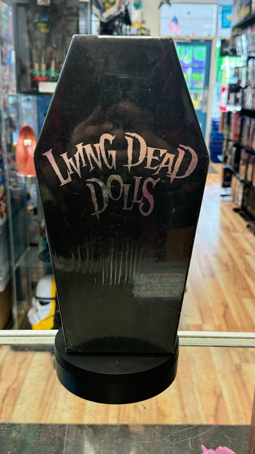 The Madame Red Dress (Living Dead Dolls LDD, Vintage Mezco) SEALED product image 3, provided for visual reference and
