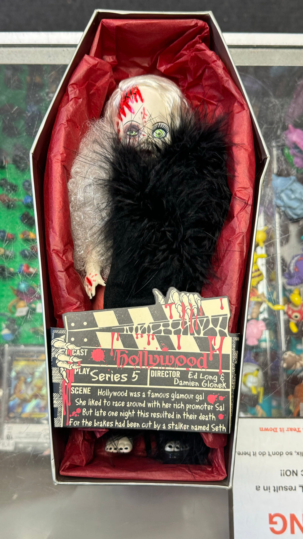 Cruella Girl (Living Dead Dolls LDD, Vintage Mezco) OPEN BOX product image 4, provided for visual reference and product