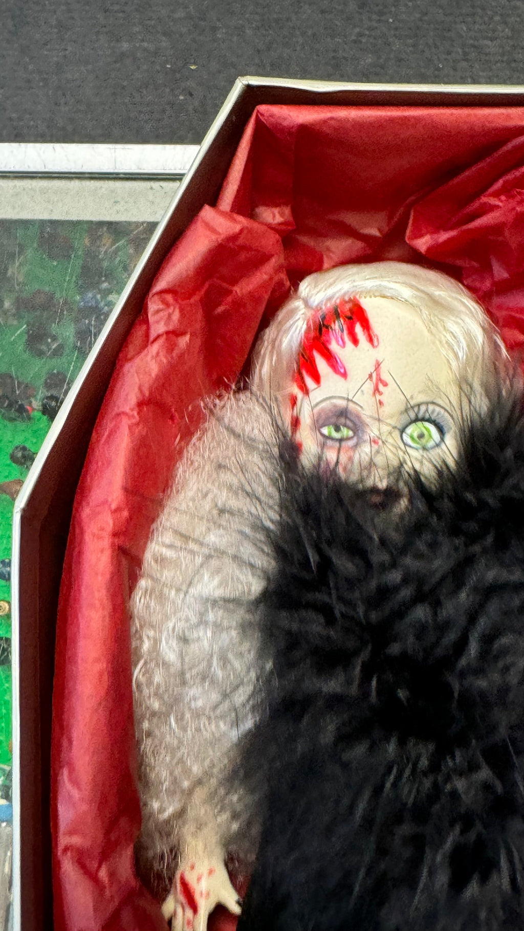 Cruella Girl (Living Dead Dolls LDD, Vintage Mezco) OPEN BOX product image 8, provided for visual reference and product