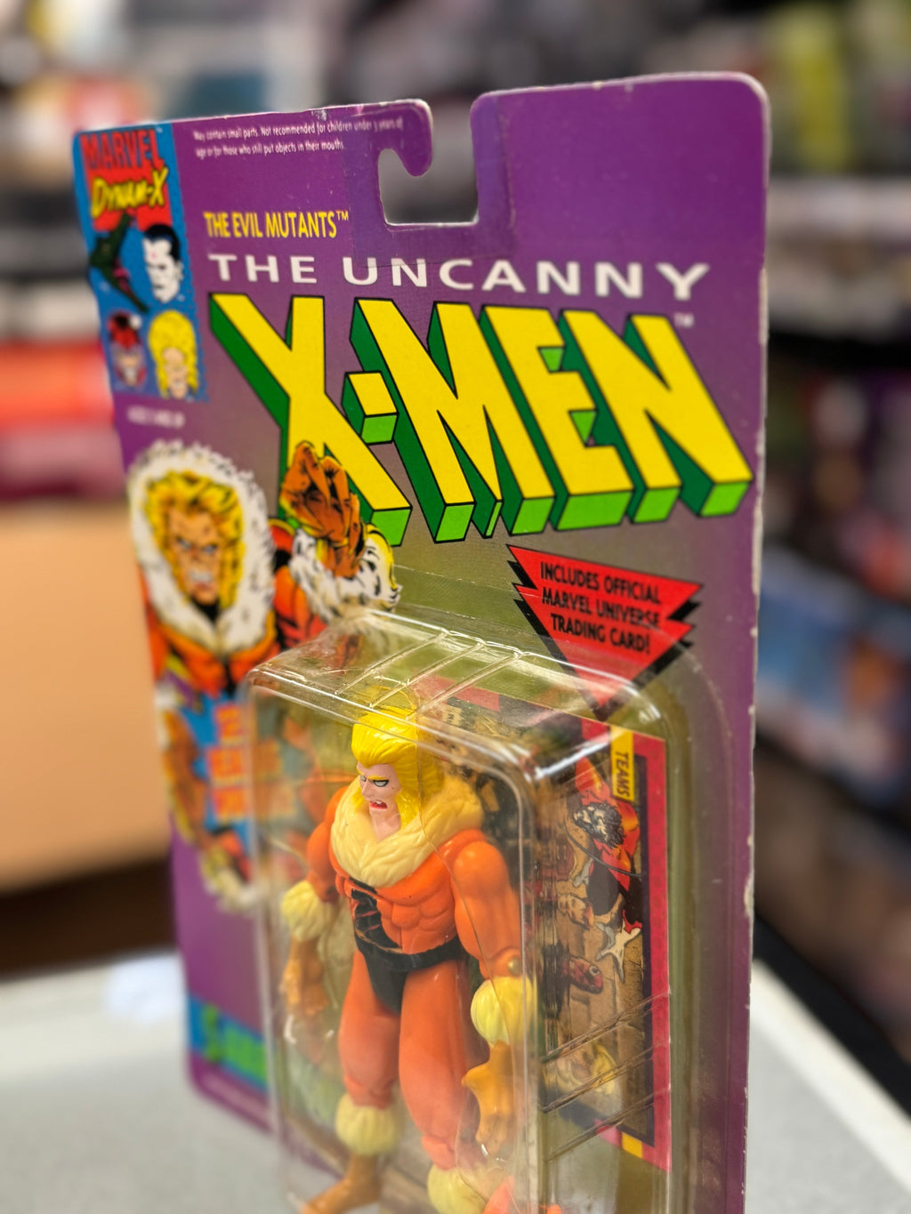 Uncanny SabreTooth 2149 (Vintage Marvel X-Men, Toybiz) SEALED product image 8, provided for visual reference and product