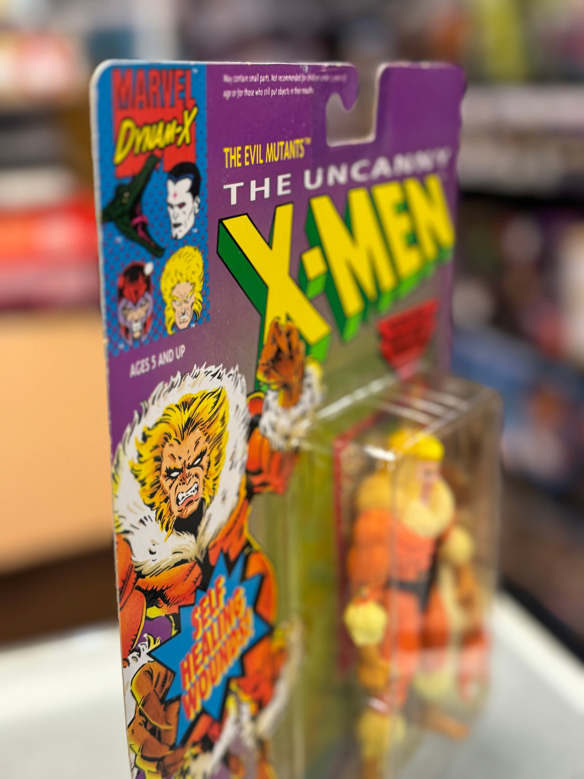 Uncanny SabreTooth 2149 (Vintage Marvel X-Men, Toybiz) SEALED product image 6, provided for visual reference and product
