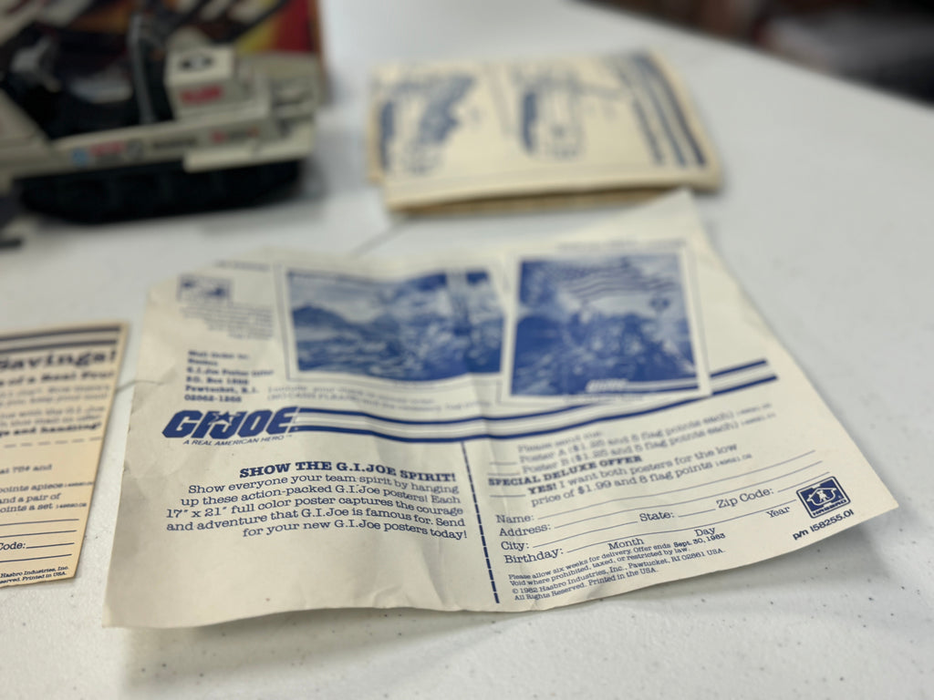 Polar Battle Bear Skimobile (Vintage GI Joe, Hasbro) COMPLETE WITH BOX product image 4, provided for visual reference and