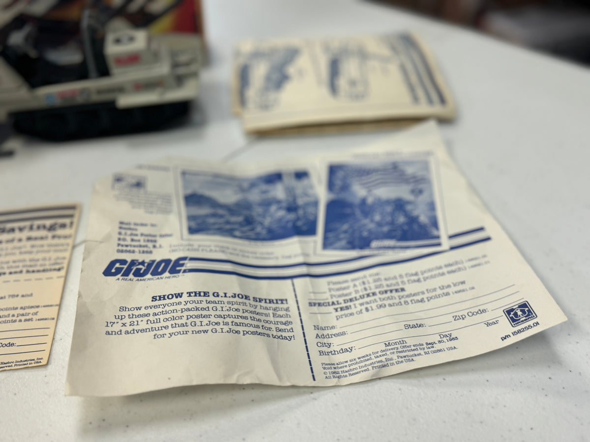 Polar Battle Bear Skimobile (Vintage GI Joe, Hasbro) COMPLETE WITH BOX product image 4, provided for visual reference and