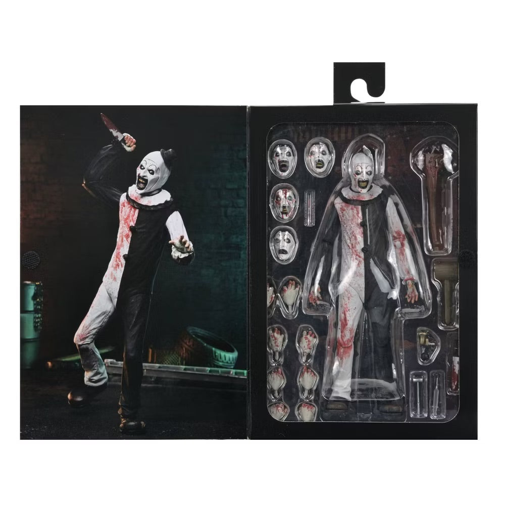 Ultimate Bloody Art the Clown (Damien Leone’s Terrifier, NECA) **SEALED** product image 2, provided for visual reference and