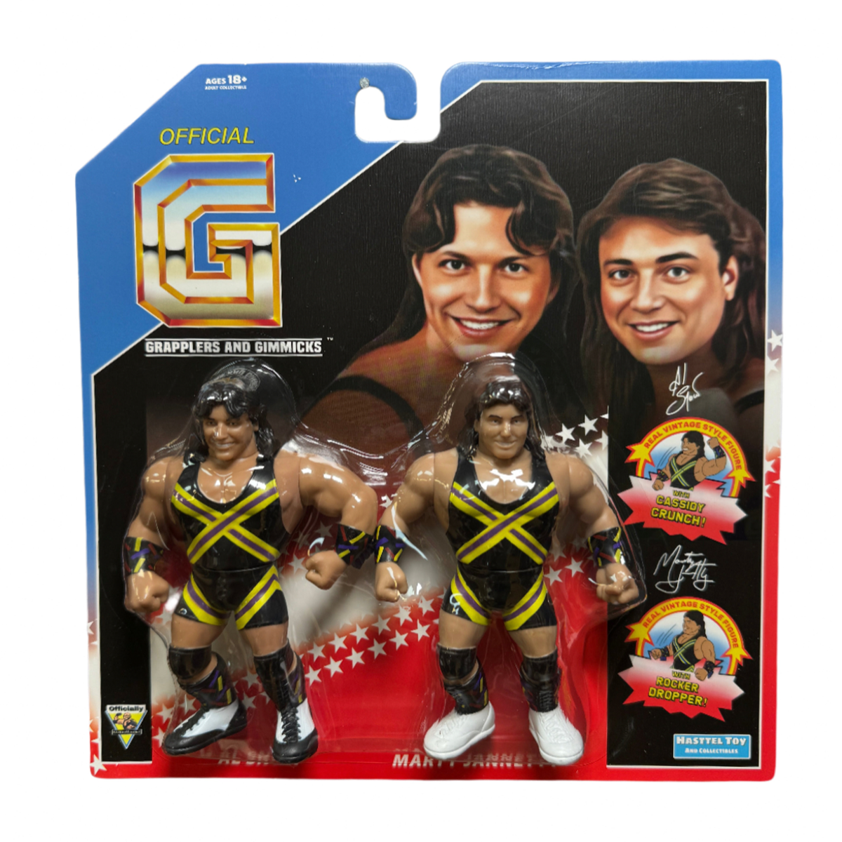 New Rockers: Al Snow & Marty Jannetty (Grapplers & Gimmicks WWF, Hasttel Toys) product image 1, provided for visual