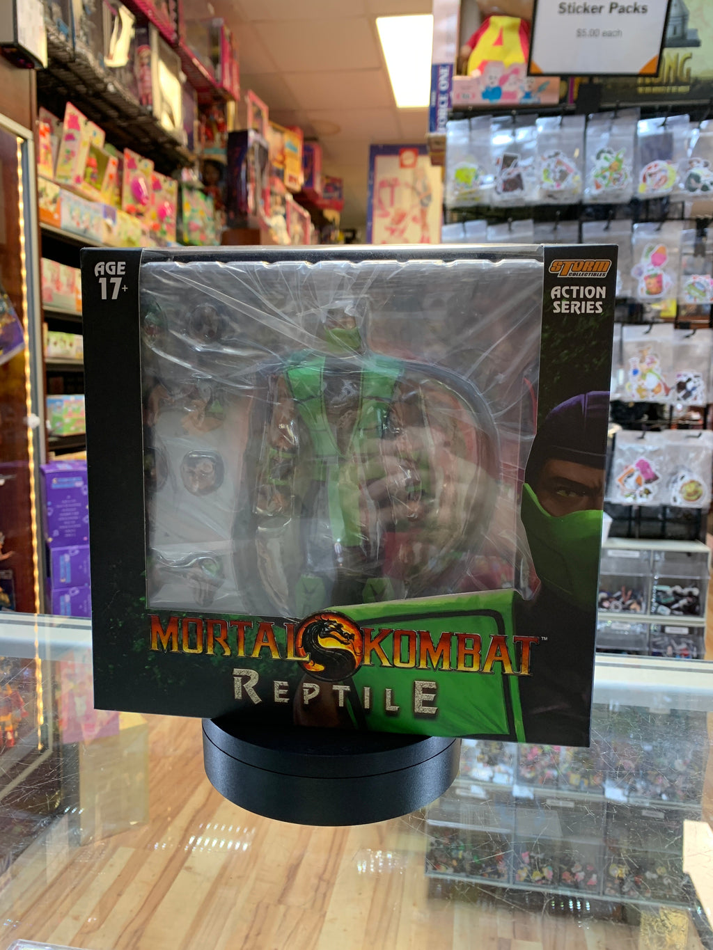Reptile (Mortal Kombat, Storm Collectibles) SEALED product image 1, provided for visual reference and product detail review