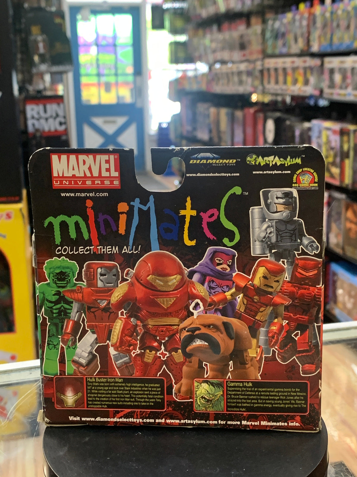 Hulk Buster & Gamma Hulk (Marvel Minimates, Diamond Select) SEALED product image 7, provided for visual reference and