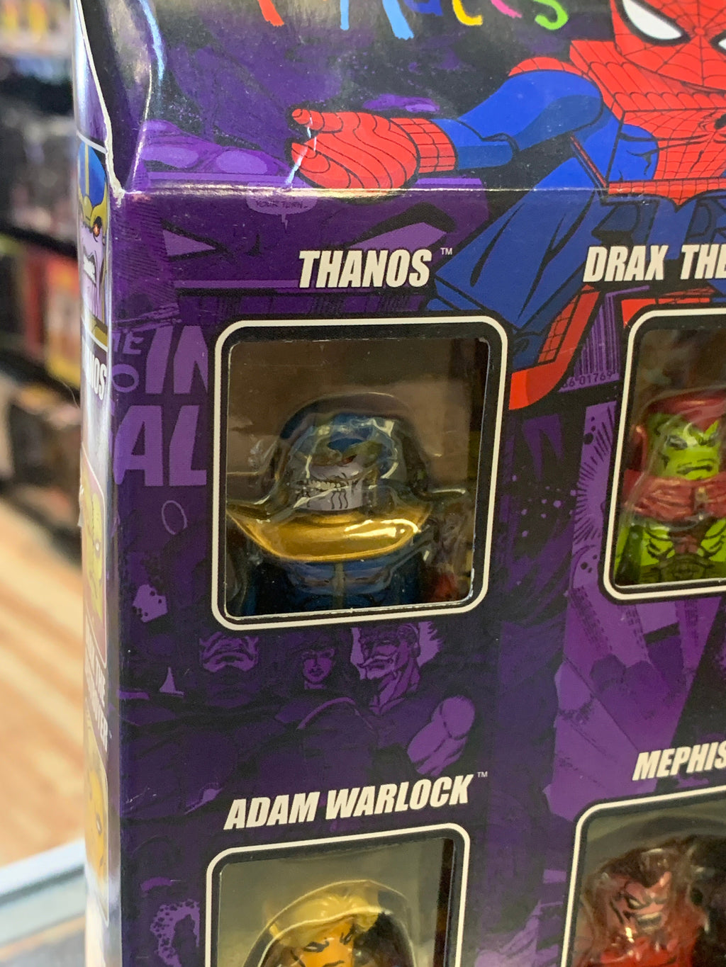 Infinity Gauntlet: Thanos Drax Warlock Mephisto (Marvel Minimates, Diamond Select) SEALED product image 2, provided for
