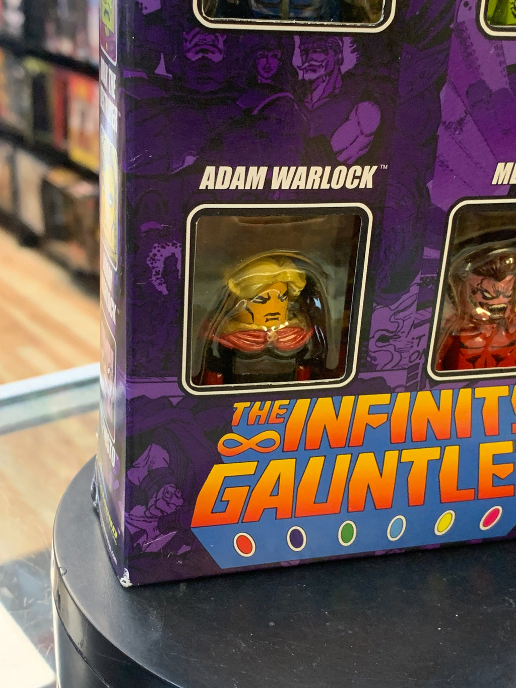 Infinity Gauntlet: Thanos Drax Warlock Mephisto (Marvel Minimates, Diamond Select) SEALED product image 4, provided for