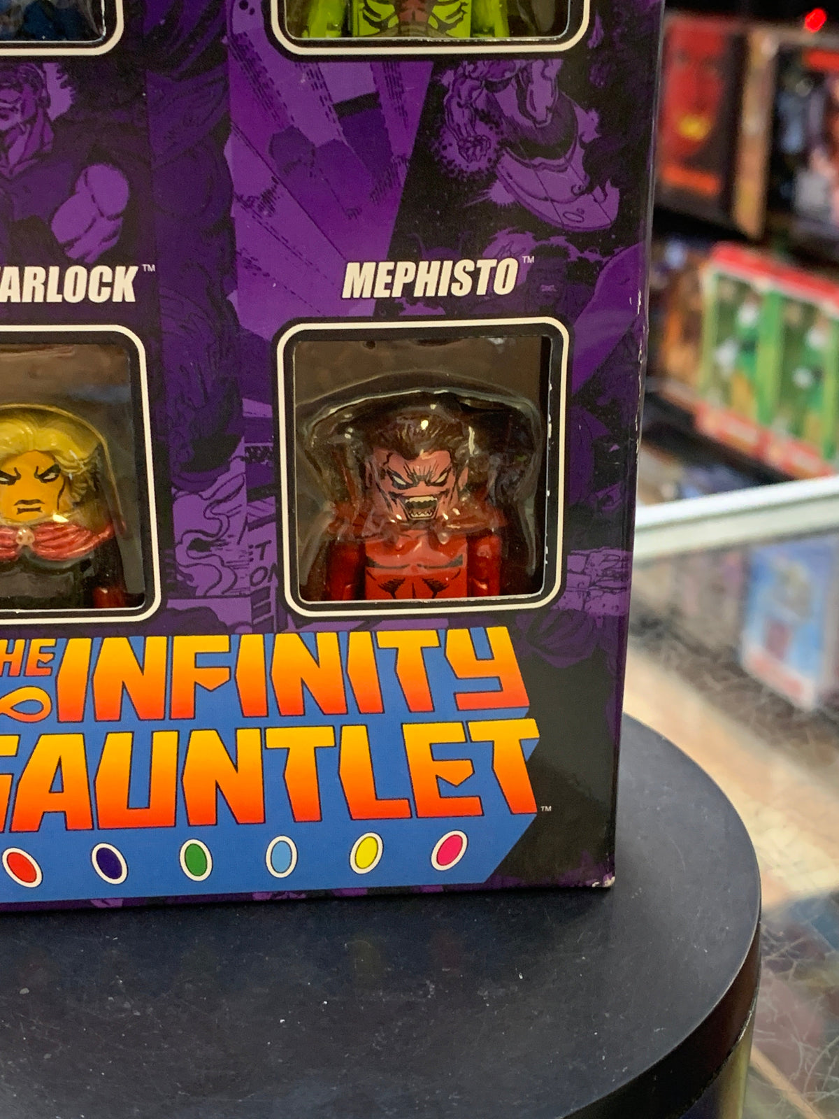Infinity Gauntlet: Thanos Drax Warlock Mephisto (Marvel Minimates, Diamond Select) SEALED product image 5, provided for