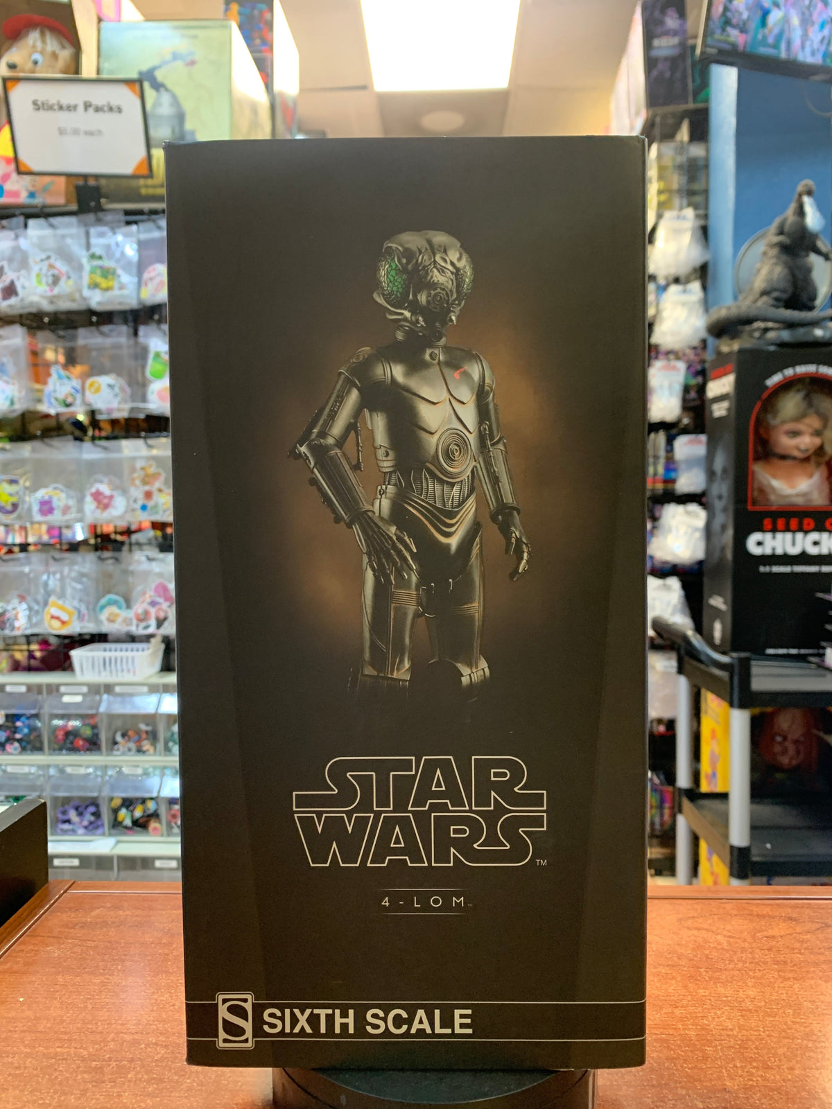 4-LOM 1/6 (Star Wars, Sideshow) COMPLETE product image 2, provided for visual reference and product detail review