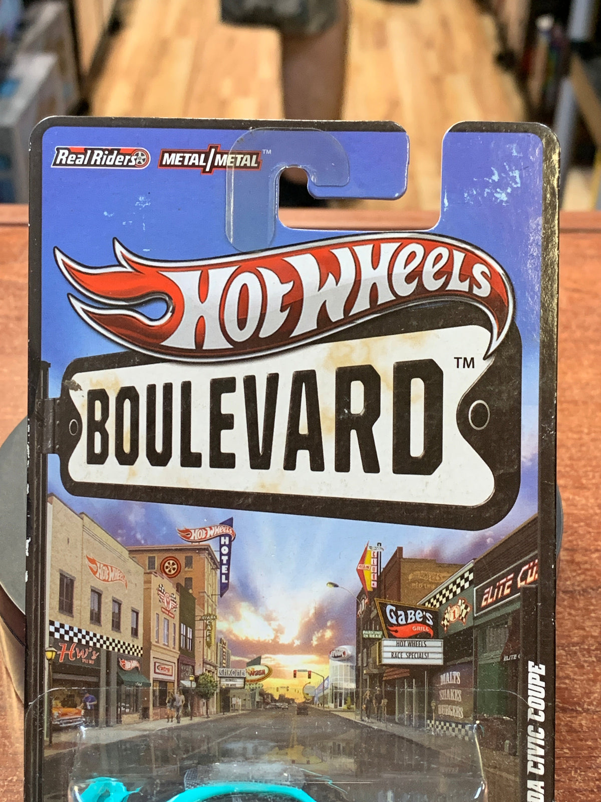 Honda Civic Coupe Boulevard Diecast (Hot Wheels, Mattel) SEALED product image 2, provided for visual reference and product
