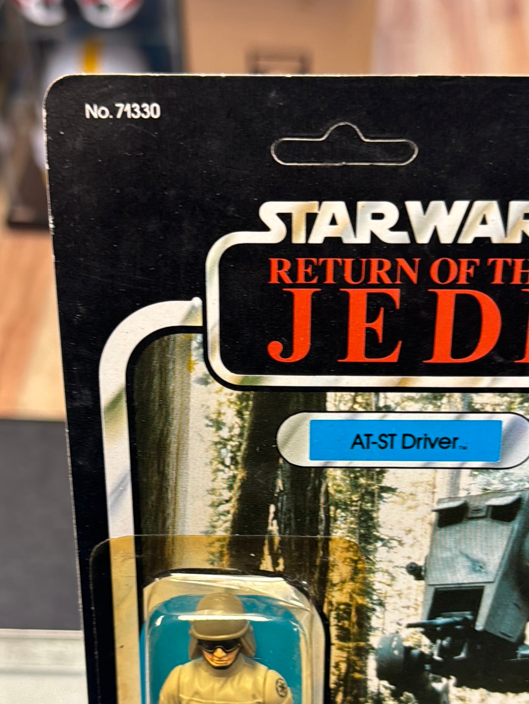 AT ST Driver 77A ROTJ 1725 (Vintage Star Wars, Kenner) SEALED product image 2, provided for visual reference and product