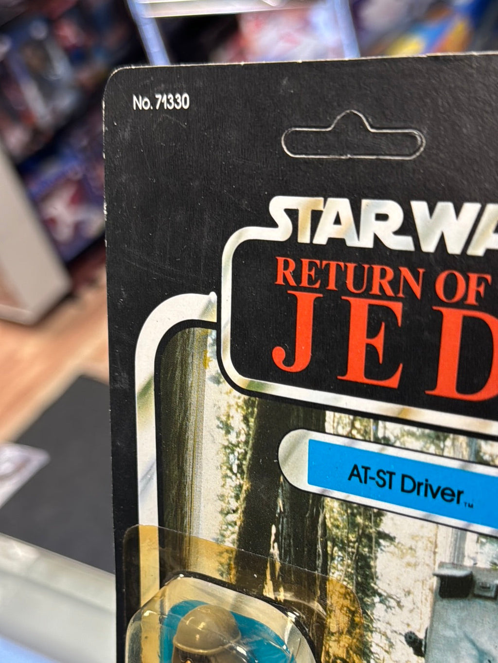 AT ST Driver 77A ROTJ 1725 (Vintage Star Wars, Kenner) SEALED product image 12, provided for visual reference and product