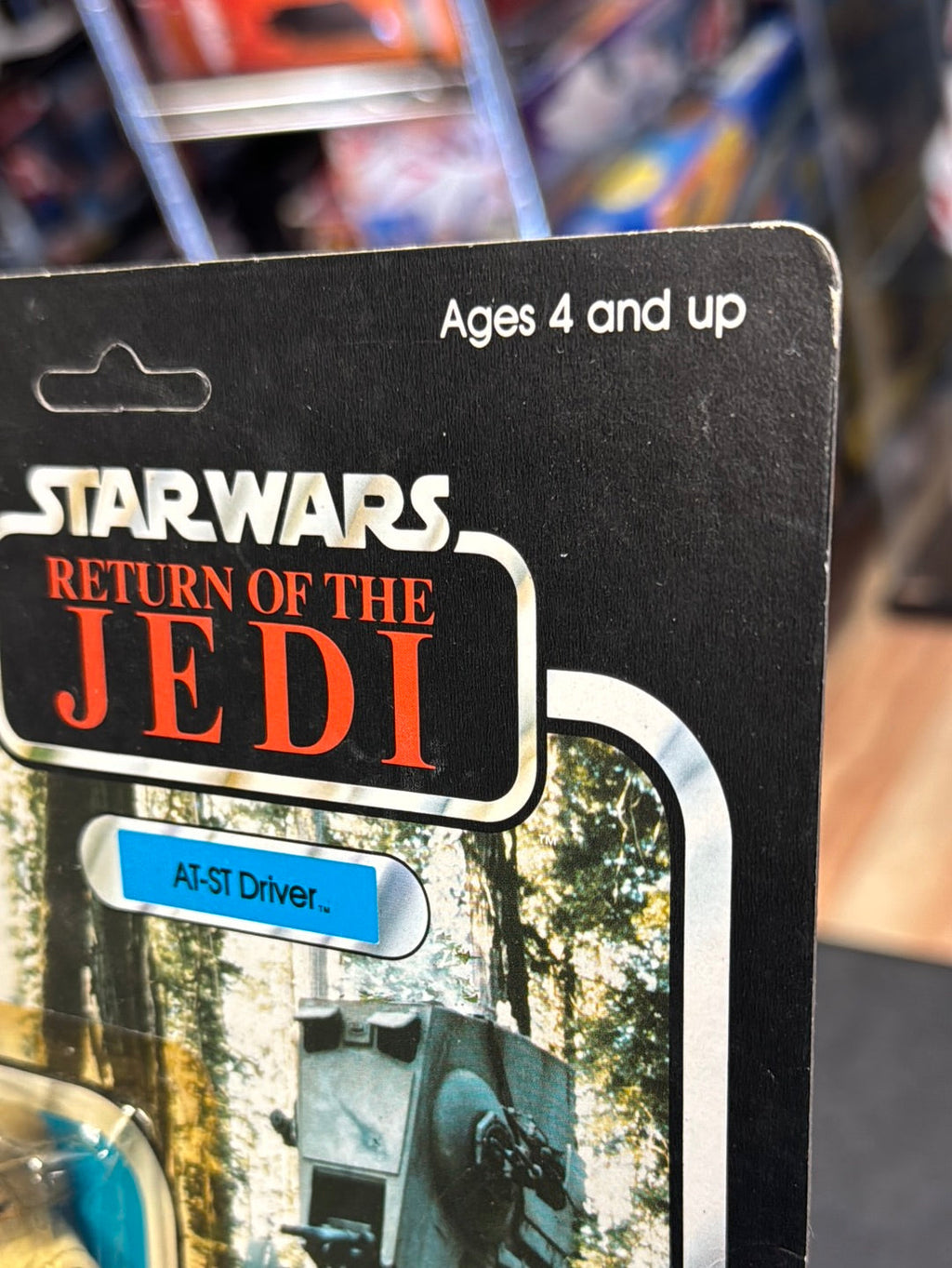 AT ST Driver 77A ROTJ 1725 (Vintage Star Wars, Kenner) SEALED product image 13, provided for visual reference and product