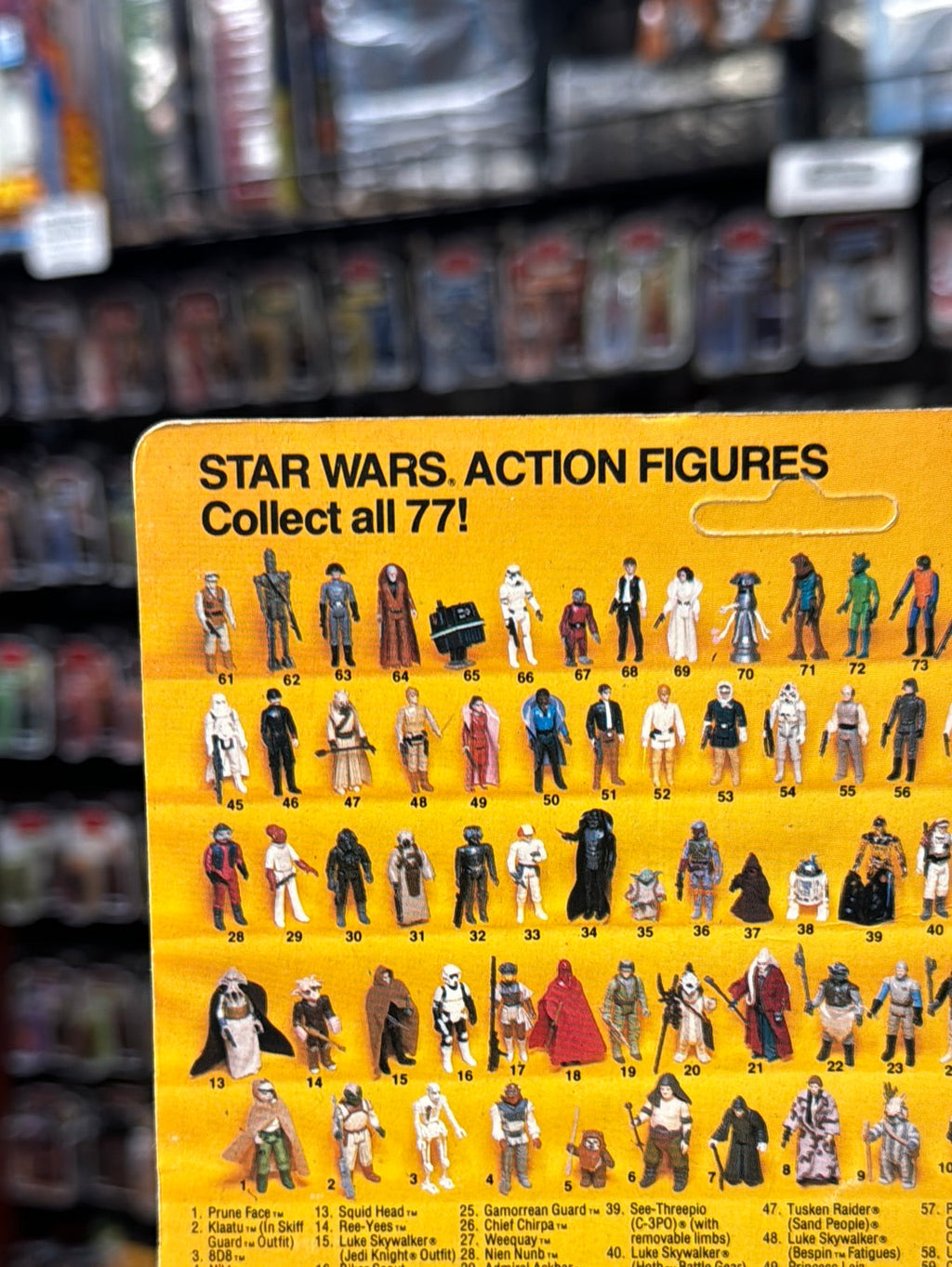 AT ST Driver 77A ROTJ 1725 (Vintage Star Wars, Kenner) SEALED product image 20, provided for visual reference and product