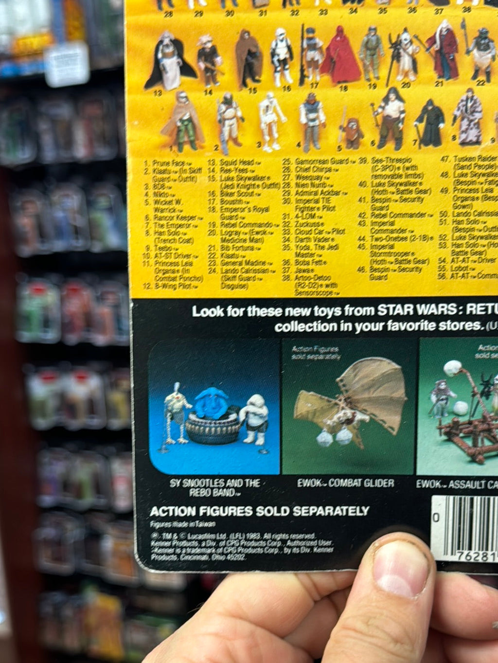 AT ST Driver 77A ROTJ 1725 (Vintage Star Wars, Kenner) SEALED product image 23, provided for visual reference and product