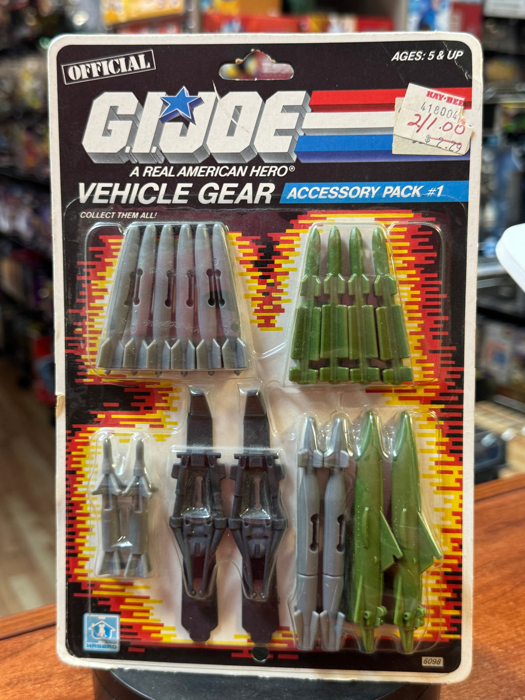 Accesory Pack 8258 (Vintage GI Joe, Hasbro) SEALED product image 1, provided for visual reference and product detail review