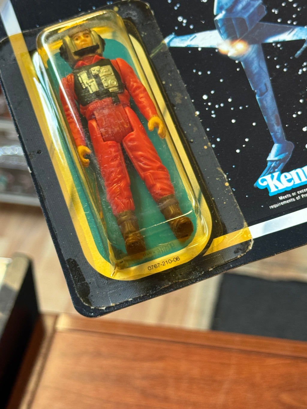 B Wing Pilot ROTJ 77 Back (Vintage Star Wars, Kenner) SEALED product image 5, provided for visual reference and product