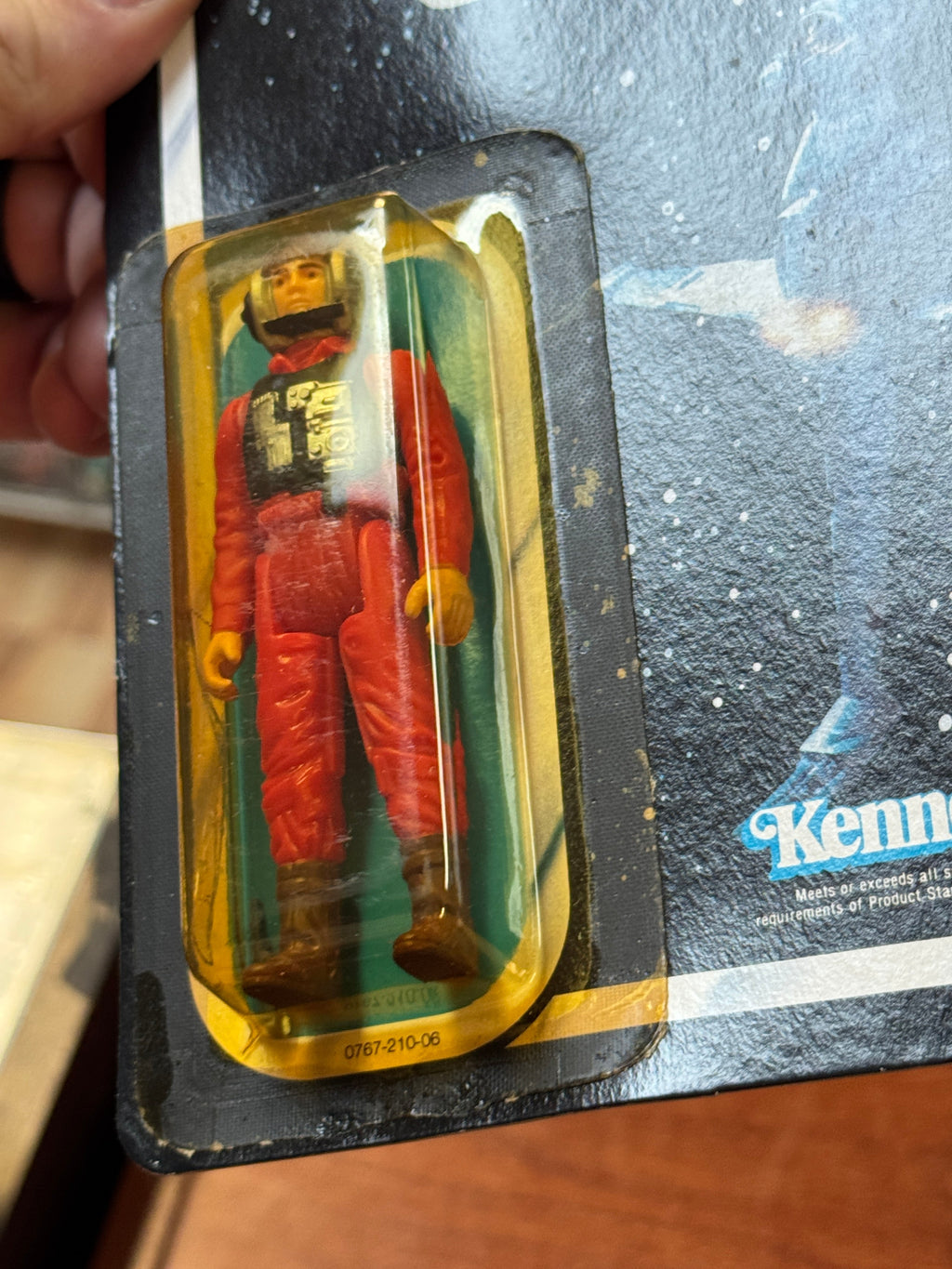 B Wing Pilot ROTJ 77 Back (Vintage Star Wars, Kenner) SEALED product image 11, provided for visual reference and product