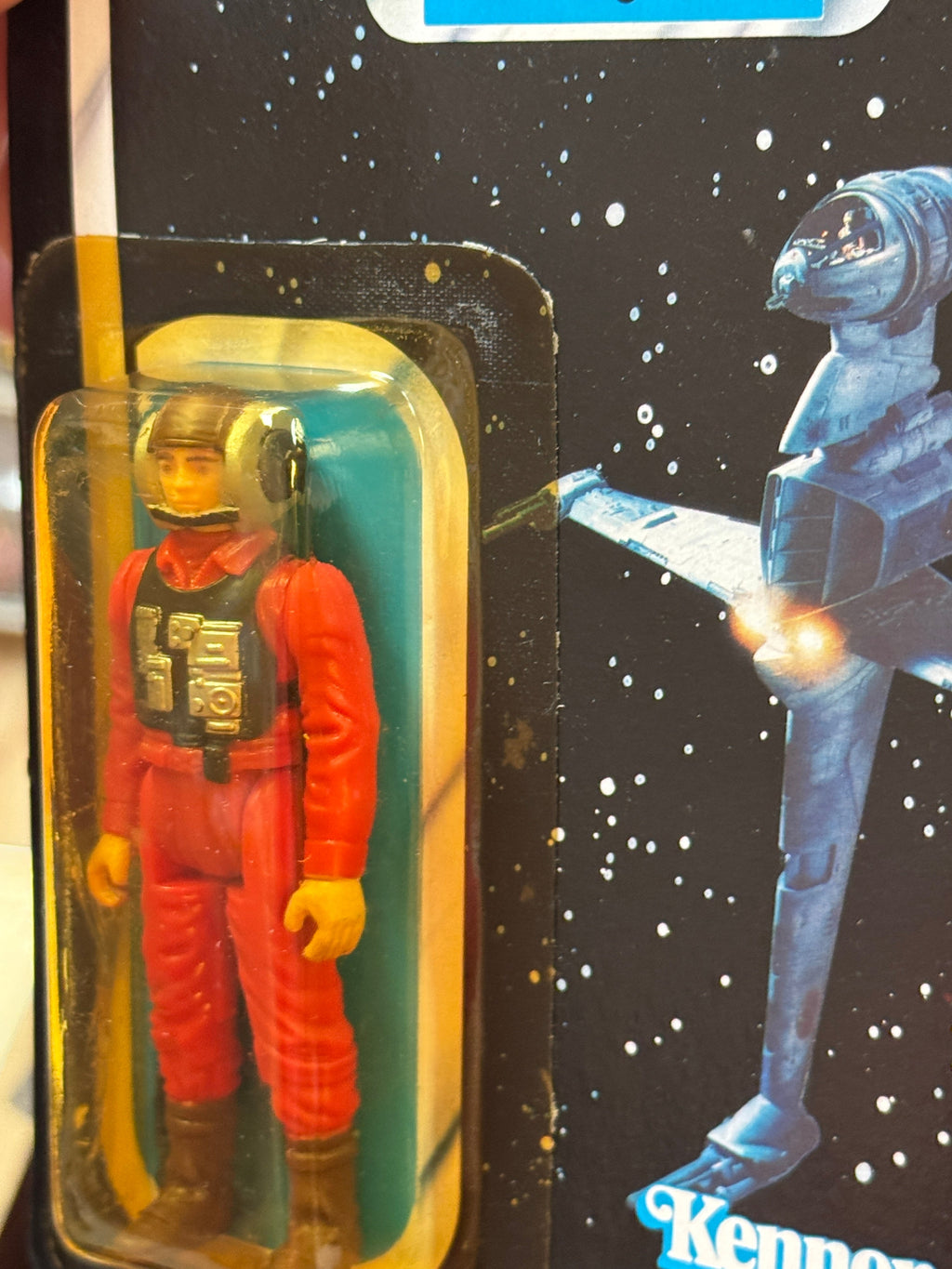 B Wing Pilot ROTJ 77 Back (Vintage Star Wars, Kenner) SEALED product image 12, provided for visual reference and product