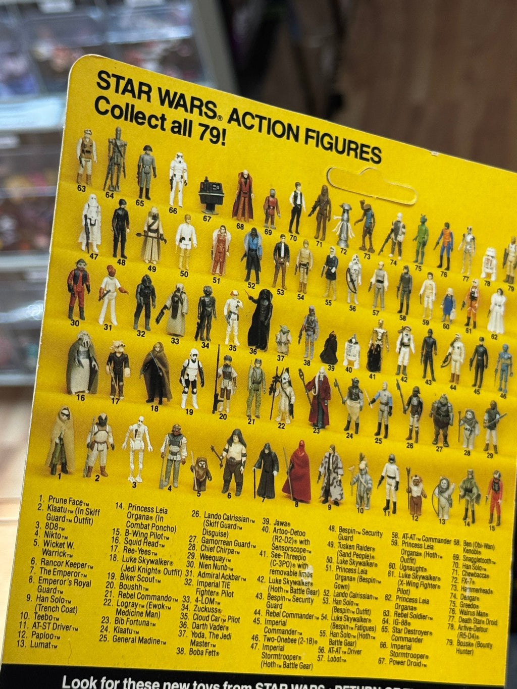 B Wing Pilot ROTJ 77 Back (Vintage Star Wars, Kenner) SEALED product image 15, provided for visual reference and product
