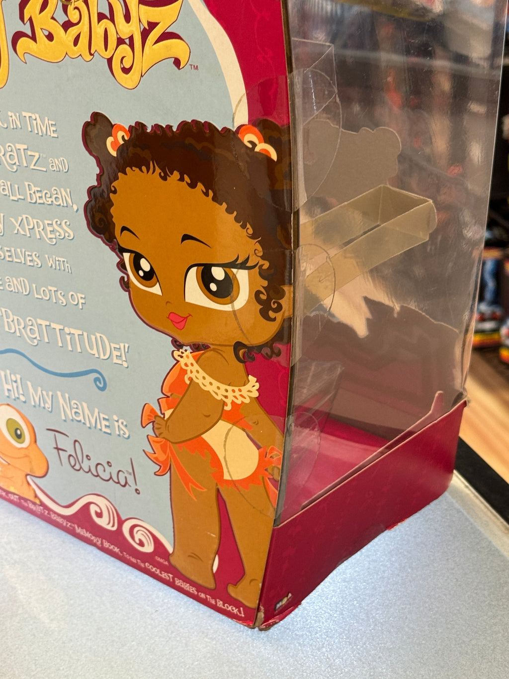 Felicia Big Babyz (Vintage Bratz, MGA) SEALED product image 17, provided for visual reference and product detail review