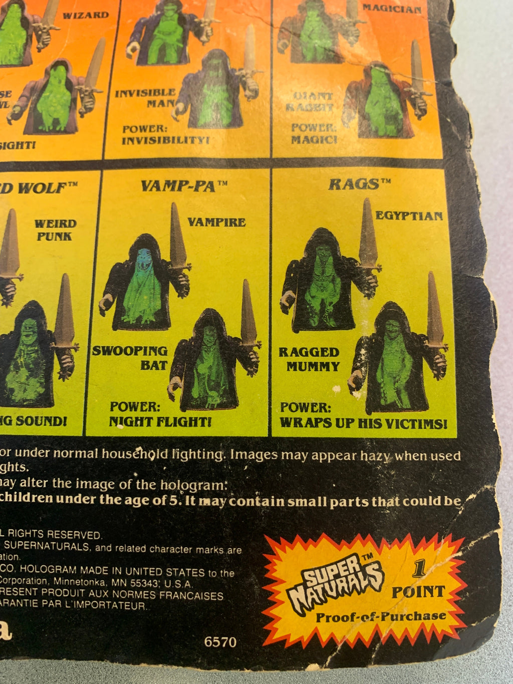 Scary Cat Evil Ghostling (Vintage Super Naturals, Tonka) product image 12, provided for visual reference and product detail