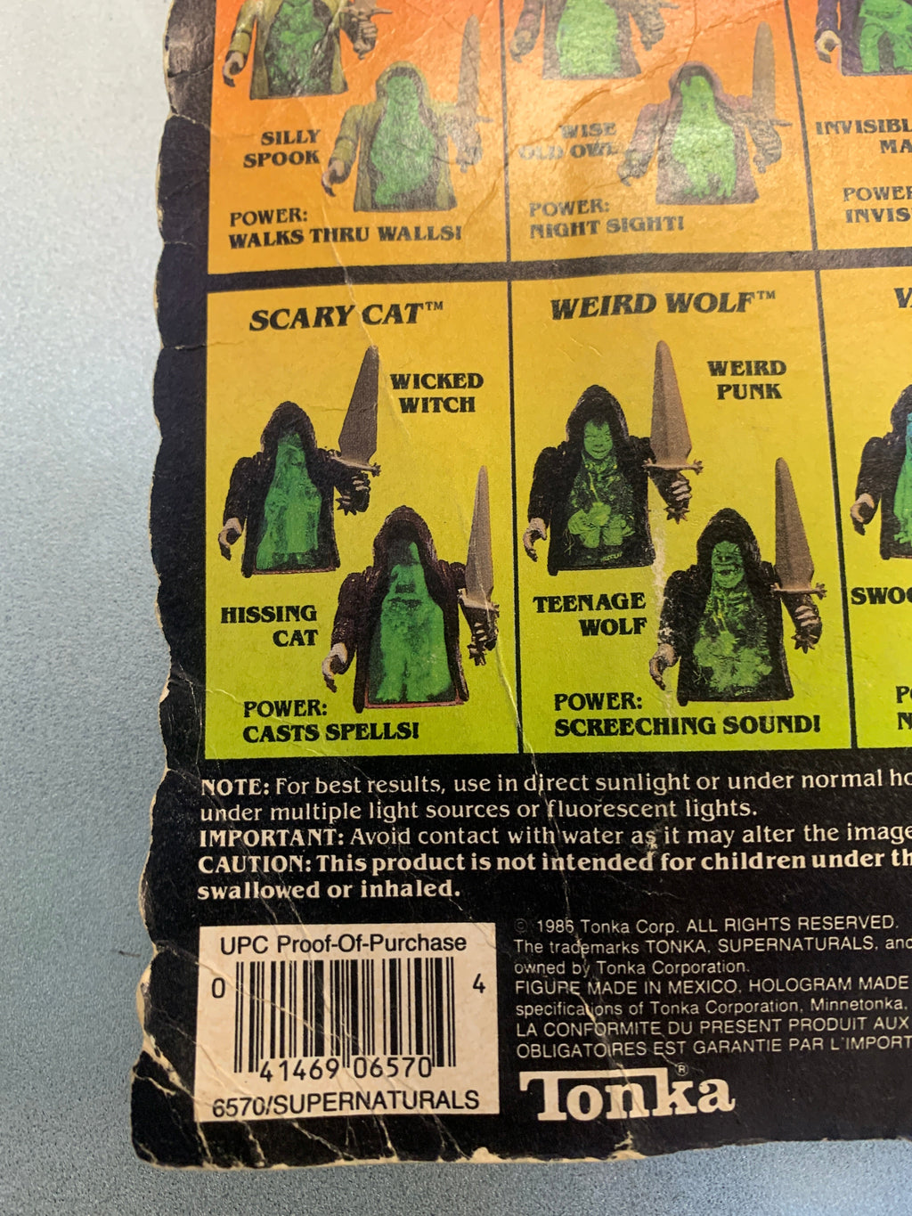 Scary Cat Evil Ghostling (Vintage Super Naturals, Tonka) product image 13, provided for visual reference and product detail