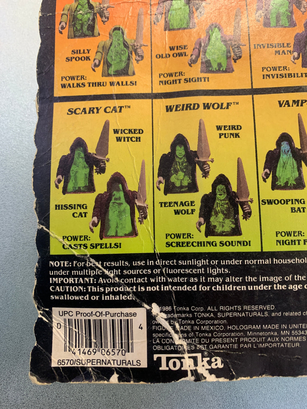 Vamp-Pa Evil Ghostling (Vintage Super Naturals, Tonka) product image 10, provided for visual reference and product detail
