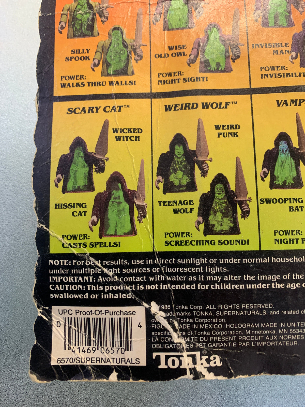 Vamp-Pa Evil Ghostling (Vintage Super Naturals, Tonka) product image 10, provided for visual reference and product detail