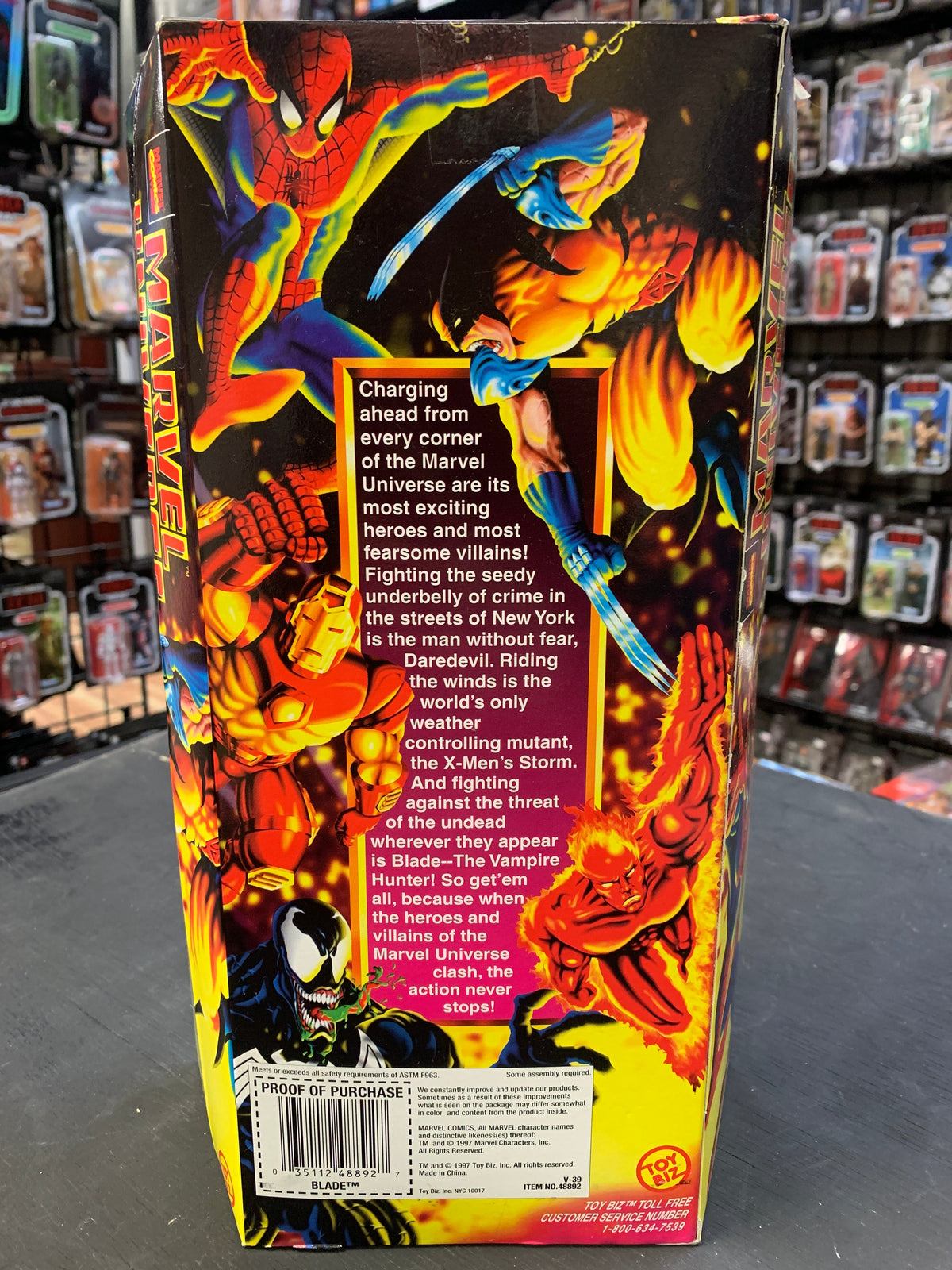 Blade 10" Deluxe (Vintage Marvel Universe, Toybiz) product image 4, provided for visual reference and product detail review