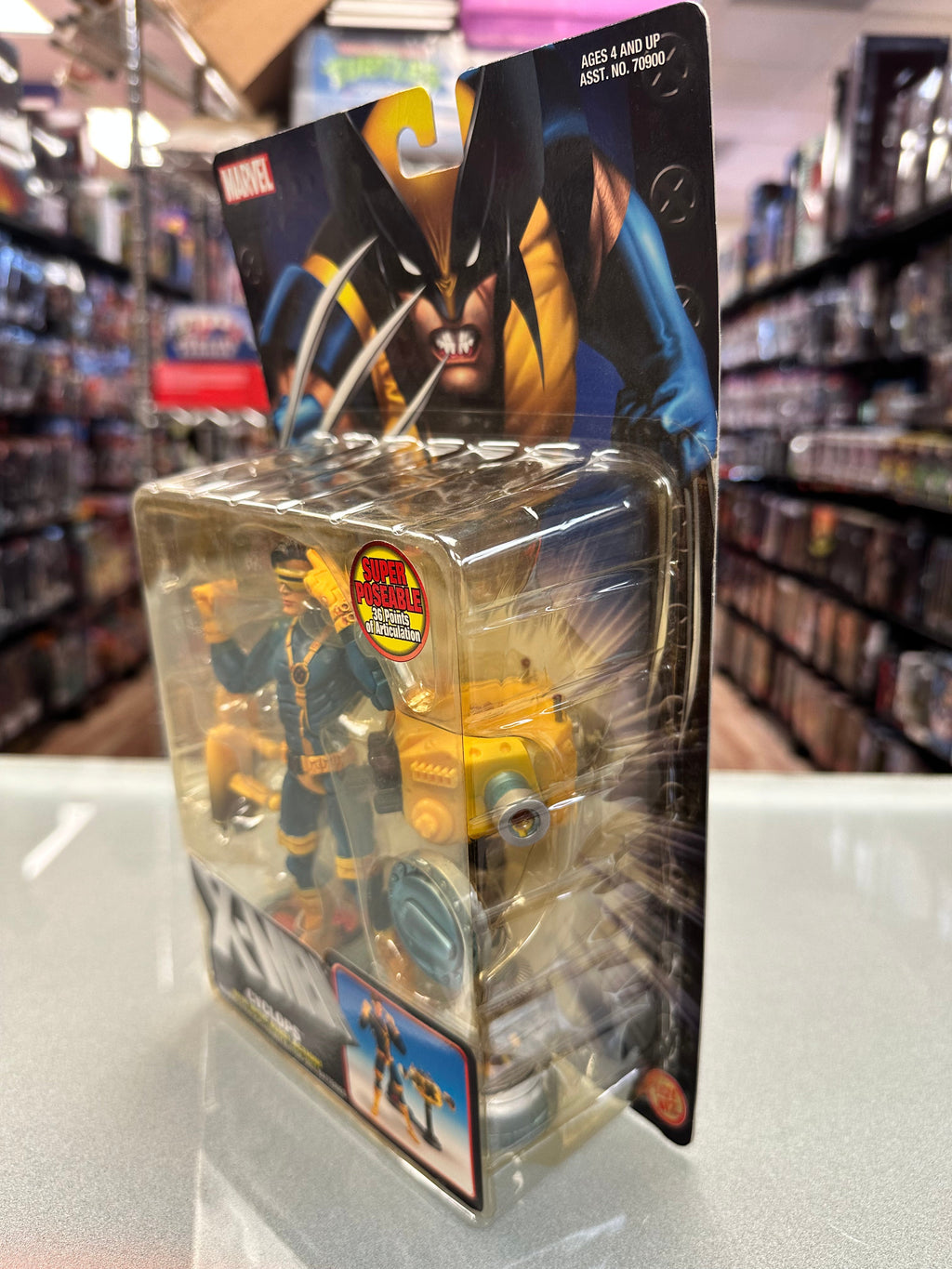 Cyclops Optic Blast 2409 (Vintage Marvel X-Men, Toybiz) Sealed product image 3, provided for visual reference and product